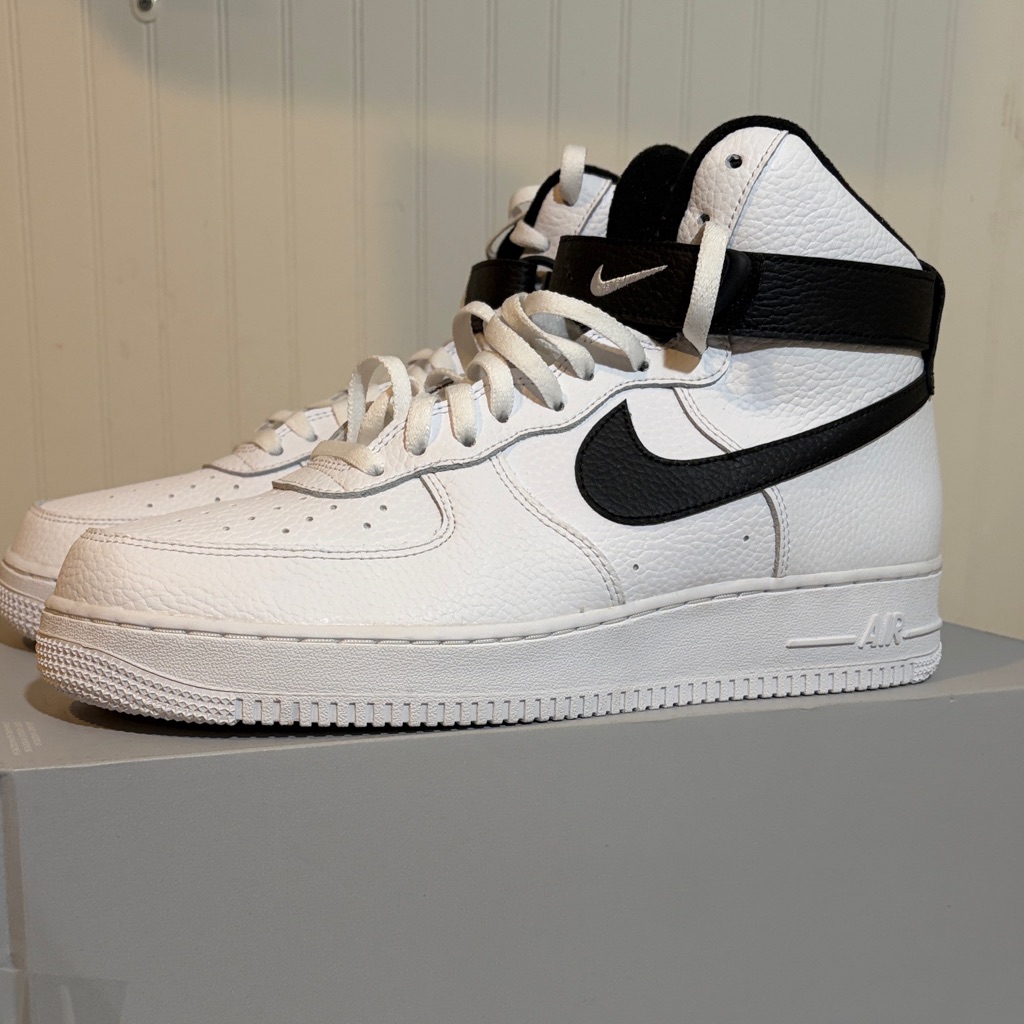 Nike Air Force 1 High 07 White And Black Ct2303-100